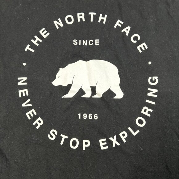 The North Face “Never Stop Exploring” Long Sleeve Shirt Black Size 2XL - Picture 2 of 6